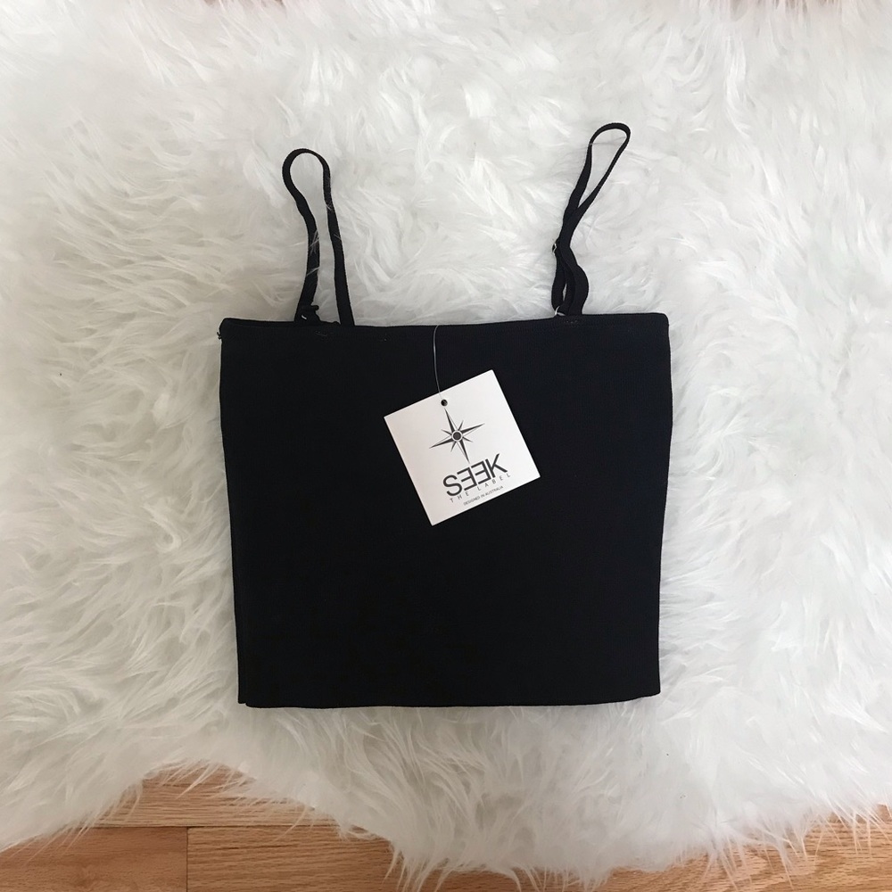 LF Seek the Label Bandage Crop Top